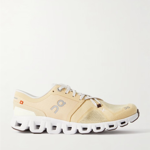 New On Cloud X 3 Sneakers Yellow Savannah Frost - Picture 2 of 7